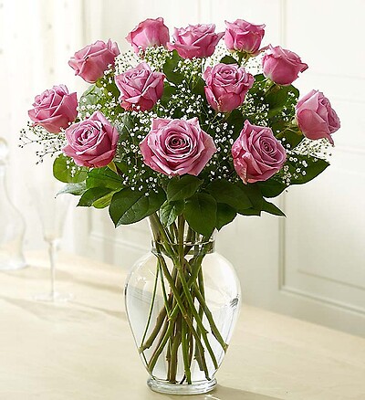 Rose Elegance™ Premium Long Stem Purple Roses