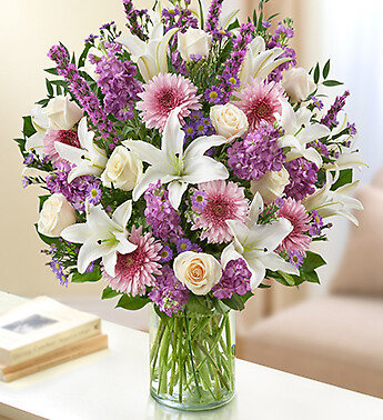 Ultimate Elegance - Lavender and White