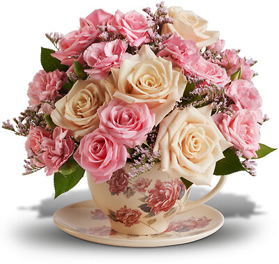 Victorian Teacup Bouquet