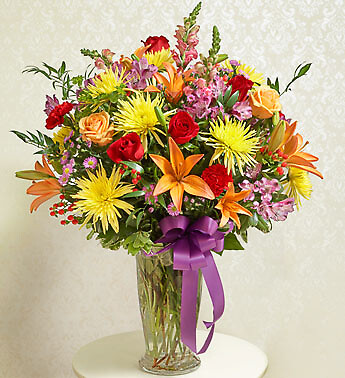Beautiful Blessings Bright Vase Arrangement