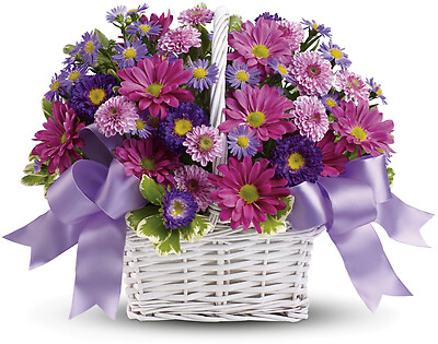 Elegant Brut Flower Cocktail Gift Basket by Pompei Baskets